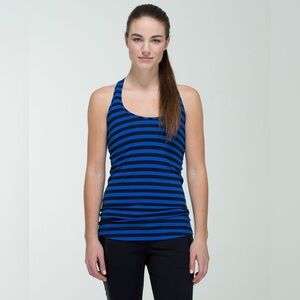 Lululemon Cool Racerback
Apex Stripe Baroque Blue